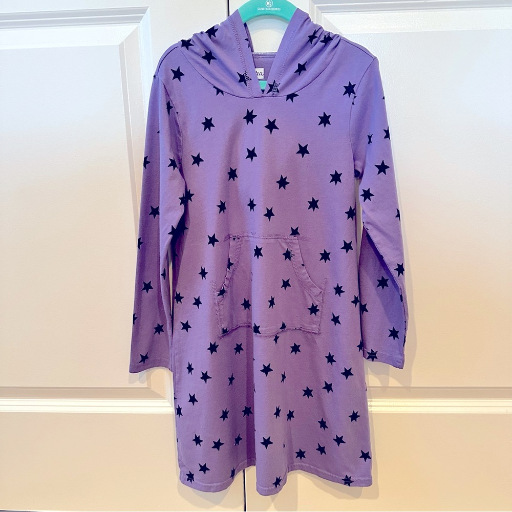 Comfy and Cute Tea Collection Girls Dress | Size 8 | Purple with Stars ⭐️ | EUC